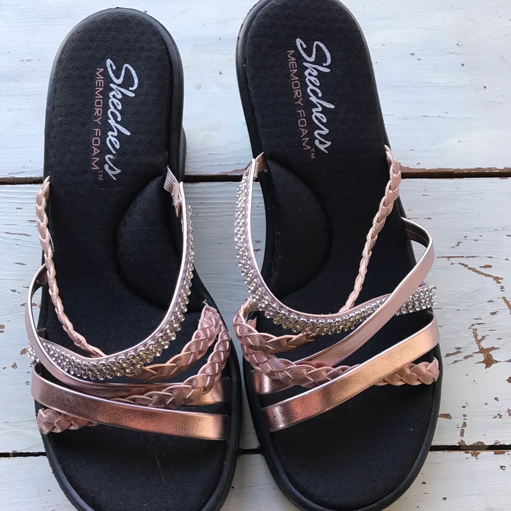 Skechers Memory Foam Slide In Sandals - image 1